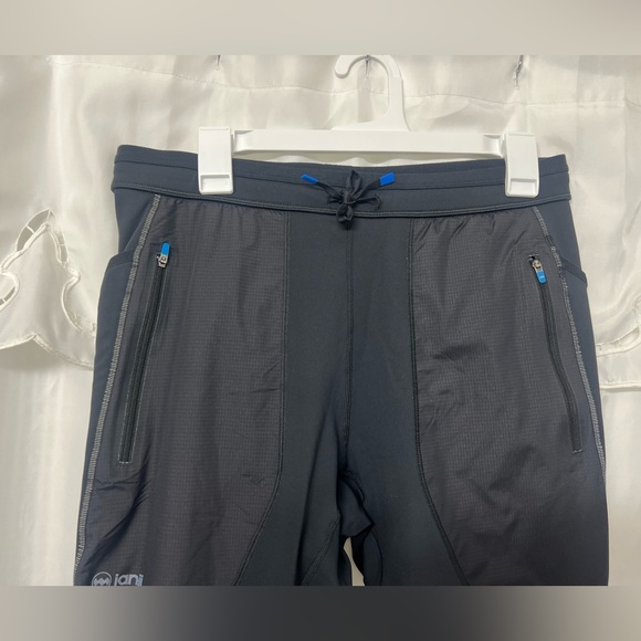 Janji Boreal Fleece Running Tights Men’s Large Black Thermal Trail Zip Pocket - Picture 7 of 13